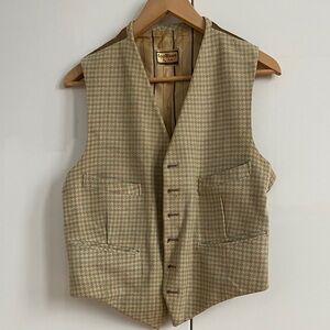 Authentic Vintage Men’s Houndstooth Vest